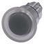 Illuminated mushroom pushbutton, 22 mm, round, metal, shiny, clear, 40 mm, latching, pull-to-unlatch mechanism,  3SU1051-1BA70-0AA0-Z Y19 thumbnail 2