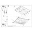 CEILING LAMP LUNA 2 WHITE G13 4X9W IP20 thumbnail 7