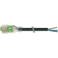 M12 female 0° A-cod. with cable LED PUR 3x0.34 bk 5m thumbnail 1