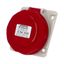 Socket 16/400V 4-pole IP67 built-in angled thumbnail 2