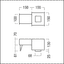 PANOS INF/EVO Q68 CASTING SURROUND - concrete casting surr. for DA 68x680 mm thumbnail 2