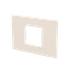 Frame 2 modules - ABB logo - White thumbnail 2