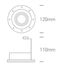 WHITE GU10 10W TRIMLESS DARK LIGHT ADJUSTABLE thumbnail 4