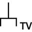 Radio/TV antenna socket, 10 dB daisy-chain box thumbnail 2