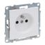 2P+E SOCKET FRENCH STANDARD AUTO TERMINALS SHUTTERED WHITE thumbnail 4