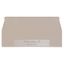 End plate for terminals, dark beige, Height: 82.2 mm, Width: 1.5 mm, V-0, Wemid, Snap-on: No thumbnail 1