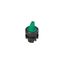 Short handle selector, 2 positions green with marking thumbnail 2
