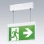 VOYAGER STYLE 150 MS-WF15 E3T-S SM-S WH - Escape sign luminaire thumbnail 2