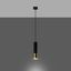 HANGING LAMP LOOPEZ 1 BLACK/GOLD GU10 1X40W IP20 thumbnail 3