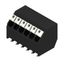 Printed circuit board terminals, 3.50 mm, Number of poles: 6, 135°, black, PUSH IN with actuator, Clamping range, max. : 1.5 mm², Tape thumbnail 4
