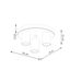 CEILING LAMP LAGOS 3P WHITE 3XGU10 thumbnail 11
