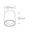 BLACK 7W WW 35deg 230V ROUND DIMMABLE thumbnail 3