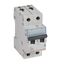 MCB TX³ 6000 - 2P - 230/400 V~ - 50 A - C curve - prong-type supply busbars thumbnail 1