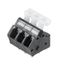 Printed circuit board terminals, 5.00 mm, Number of poles: 5, 135°, Solder pin length (l): 3.5 mm, tinned, black, Tension clamp connection with actuator, Clamping range, max. : 2.5 mm², Box thumbnail 1