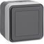 Blanking plate with housing, W.1, grey thumbnail 1