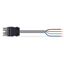 pre-assembled connecting cable;Eca;Socket/open-ended;gray thumbnail 1
