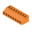 Printed circuit board terminals, 5.08 mm, Number of poles: 8, 180°, Solder pin length (l): 3.2 mm, tinned, orange, Clamping yoke connection, Clamping range, max. : 6 mm², Box thumbnail 2