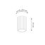 SURFACE-MOUNTED TUBE WHITE CARBON SERIES FOR GU10 FOR LIVING ROOM 10CM thumbnail 8