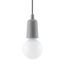 HANGING LAMP DIEGO 1 GRAY E27 1X60W IP20 thumbnail 9