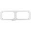 BP-FLP-800-F3A-W Cable entry / flange plate for W=800mm, for F3A, white thumbnail 4