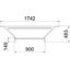 Add-on tee for cable ladder 110x900 Steel Hot-dip galvanised zinc thumbnail 2