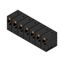 Printed circuit board terminals, 15.00 mm, Number of poles: 7, 90°, Solder pin length (l): 5 mm, black, PUSH IN without actuator, Clamping range, max. : 16 mm², Box thumbnail 4