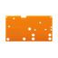 End plate snap-fit type 1.5 mm thick orange thumbnail 2