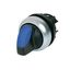 M22-WRLK3-B Illuminated selector switch actuator, RMQ-Titan, With thumb-grip, maintained, 3 positions, Blue, Bezel: titanium thumbnail 8