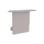 End cap for profile + cover M, Endcap MEDIUM wing profile 40/26.2 thumbnail 3