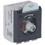 Osmoz block sub-assemblies - for illuminated head - NO+NC - red - 12-24 V~/= thumbnail 1