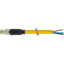 M8 male 0° A-cod. with cable PUR 4x0.25 ye UL/CSA+drag ch. 15m thumbnail 2