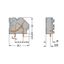 Stackable PCB terminal block;6 mm²;Pin spacing 10 mm;light gray thumbnail 3