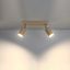 CEILING LAMP BERG 2 NATURAL WOOD GU10 2X40W IP20 thumbnail 5