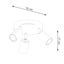 CEILING LAMP VERDO 3P WHITE GU10 3X10W IP20 thumbnail 7