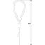 QWT S 2 1M G Suspension wire with loop 2x1000mm thumbnail 2