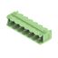 PCB plug-in connector, male header, Dovetails for fixing blocks, THT solder connection, 5.08 mm, Number of poles: 7, 90°, Solder pin length (l): 3.2 mm, tinned, Pale green, Box thumbnail 2