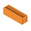 Printed circuit board terminals, 5.00 mm, Number of poles: 10, 180°, Solder pin length (l): 3.5 mm, tinned, orange, PUSH IN without actuator, Clamping range, max. : 2.5 mm², Box thumbnail 2