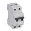 MCB RX³ 6000 - 2P - 230/400V~ - 32 A - C curve - prong-type supply busbars thumbnail 1