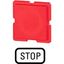 110TQ25 Button plate, red, STOP thumbnail 4