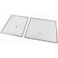 XSPBU1008-64-S Bottom plate, galvanized, divided 6/4, PIFT, for, WxD=1000x800mm, up to IP55 thumbnail 1