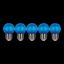 EcoPack 5pcs LED Filament G45 E27 0.6W Blue PC thumbnail 4