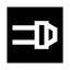 814TQ25 Button plate for push-button, Name: Spindle STOP, 25 x 25 thumbnail 1