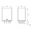 Plug-in Relay 14 pin 4 C/O 5A 24VDC, S-Relay RS5 thumbnail 6