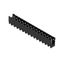 PCB plug-in connector, male header, open side, THT/THR solder connection, 5.00 mm, Number of poles: 15, 180°, Solder pin length (l): 3.2 mm, tinned, black, Box thumbnail 4