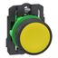 Plastic PB yellow flush 1 NO Push-in thumbnail 1