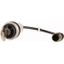 C22-WS-MS1-K10-P1 Key-operated actuator, RMQ compact solution, momentary, 1 N/O, Cable (black) with M12A plug, 4 pole, 0.2 m, 2 positions, MS1, Bezel: titanium thumbnail 3
