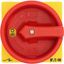 P3-63/EA/SVB/2HI11 Main switch, P3, 63 A, flush mounting, 3 pole, 2 N/O, 2 N/C, Emergency switching off function, With red rotary handle and yellow locking ring thumbnail 35