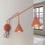 Wall lamp NOX 2 red ochre with a switch thumbnail 6