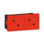 2X2P+E MODULAR ASSOCIABLE 4M FB RED SURFACE EUROPE thumbnail 4