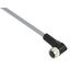 FEMALE 1/2INCH 20UNF PREWIRED CONNECTOR 3 PIN ELBOWED 20M PUR CABLE (C thumbnail 6